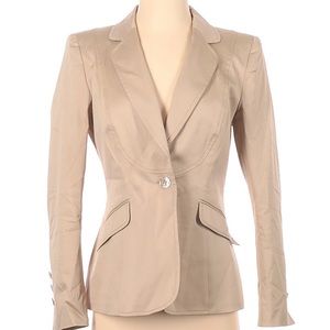 Escada tan blazer size 36